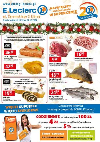 Gazetka E.Leclerc - 16.12.2024 - 22.12.2024.