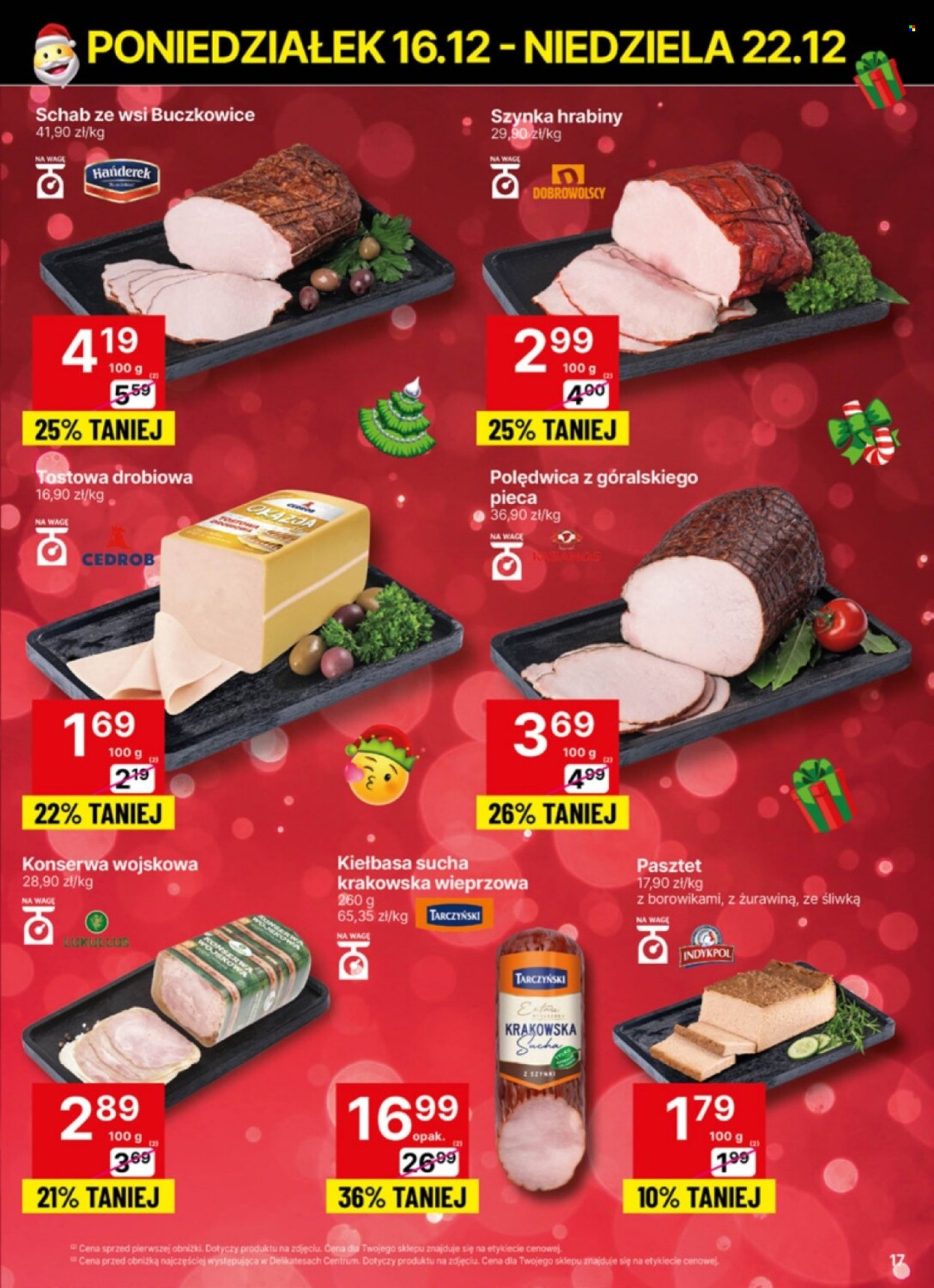 Leták Delikatesy Centrum - 16.12.2024 - 22.12.2024. Strana 17
