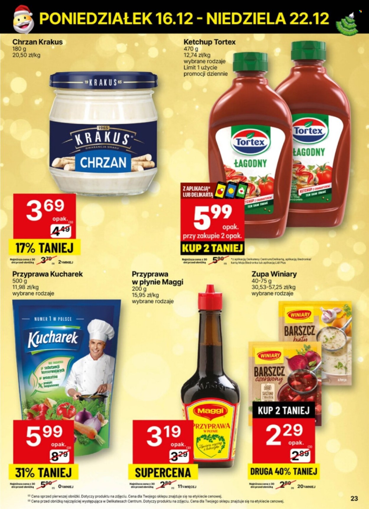 Gazetka Delikatesy Centrum - 16.12.2024 - 22.12.2024. Strona 23