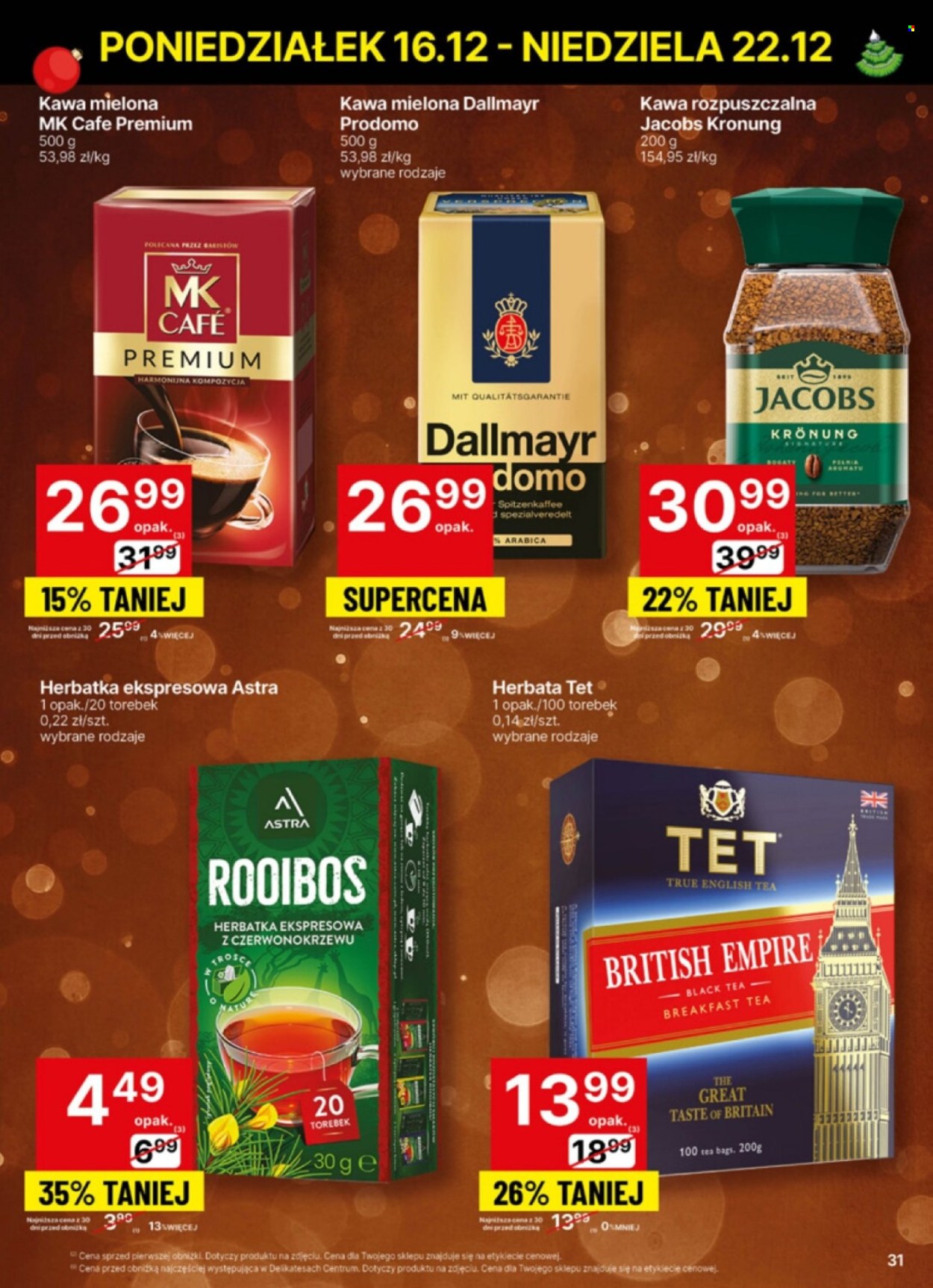 Gazetka Delikatesy Centrum - 16.12.2024 - 22.12.2024. Strona 31