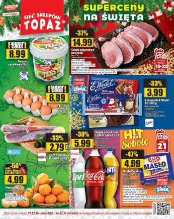 Gazetka Topaz - 19.12.2024 - 24.12.2024.