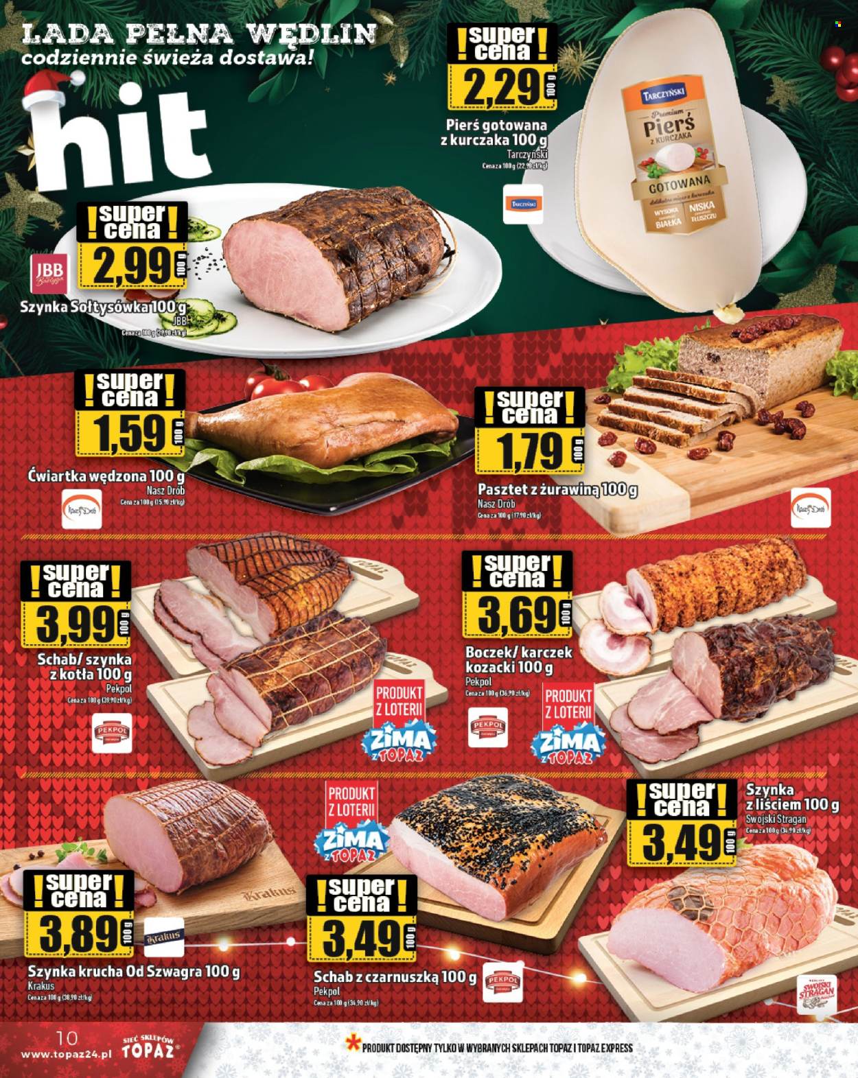 Gazetka Topaz - 19.12.2024 - 24.12.2024. Strona 10