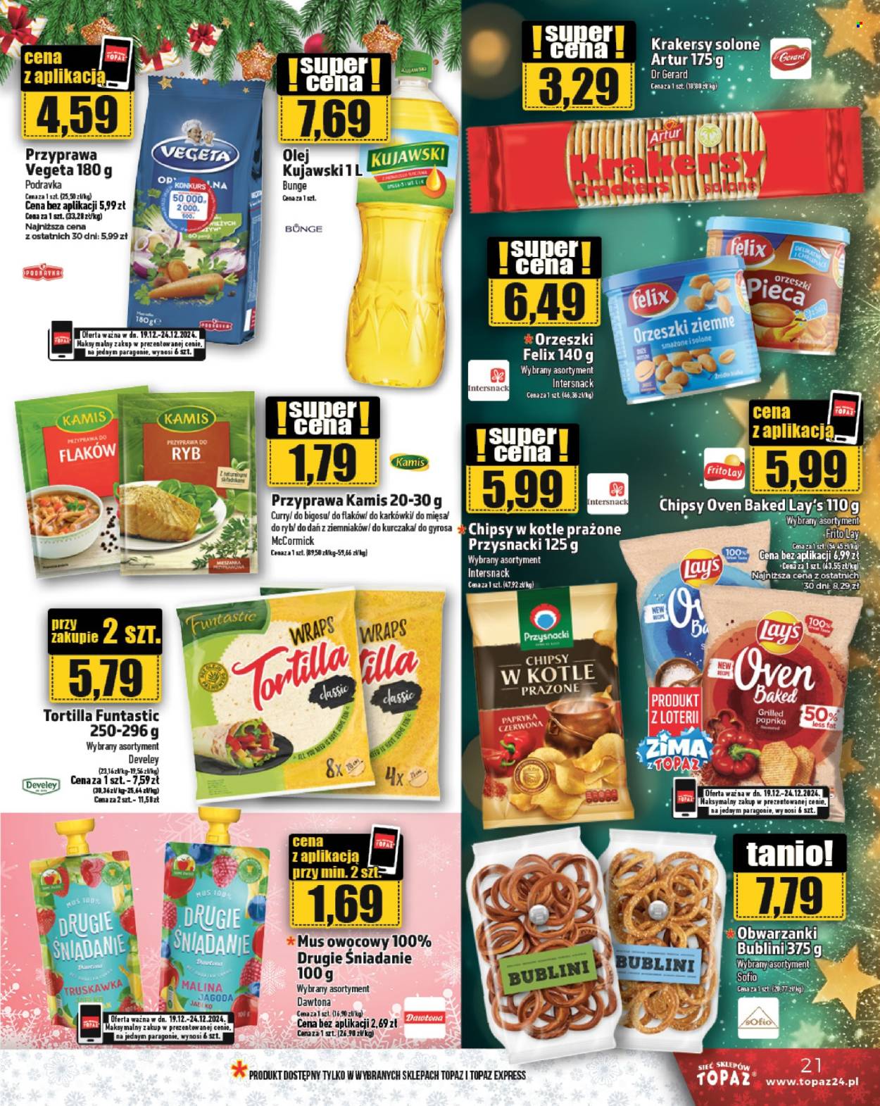 Gazetka Topaz - 19.12.2024 - 24.12.2024. Strona 21