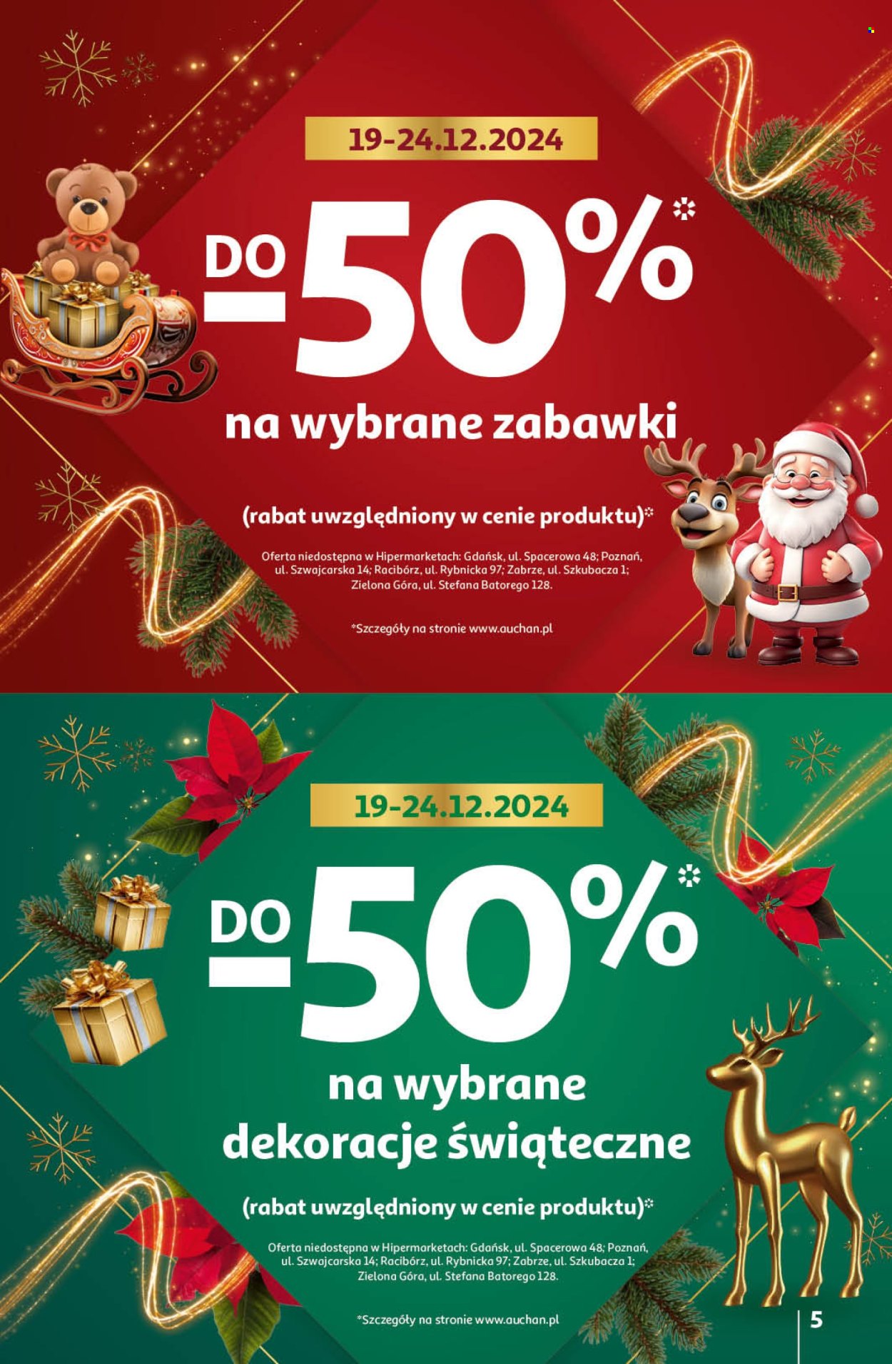 Gazetka Auchan - 19.12.2024 - 24.12.2024. Strona 5