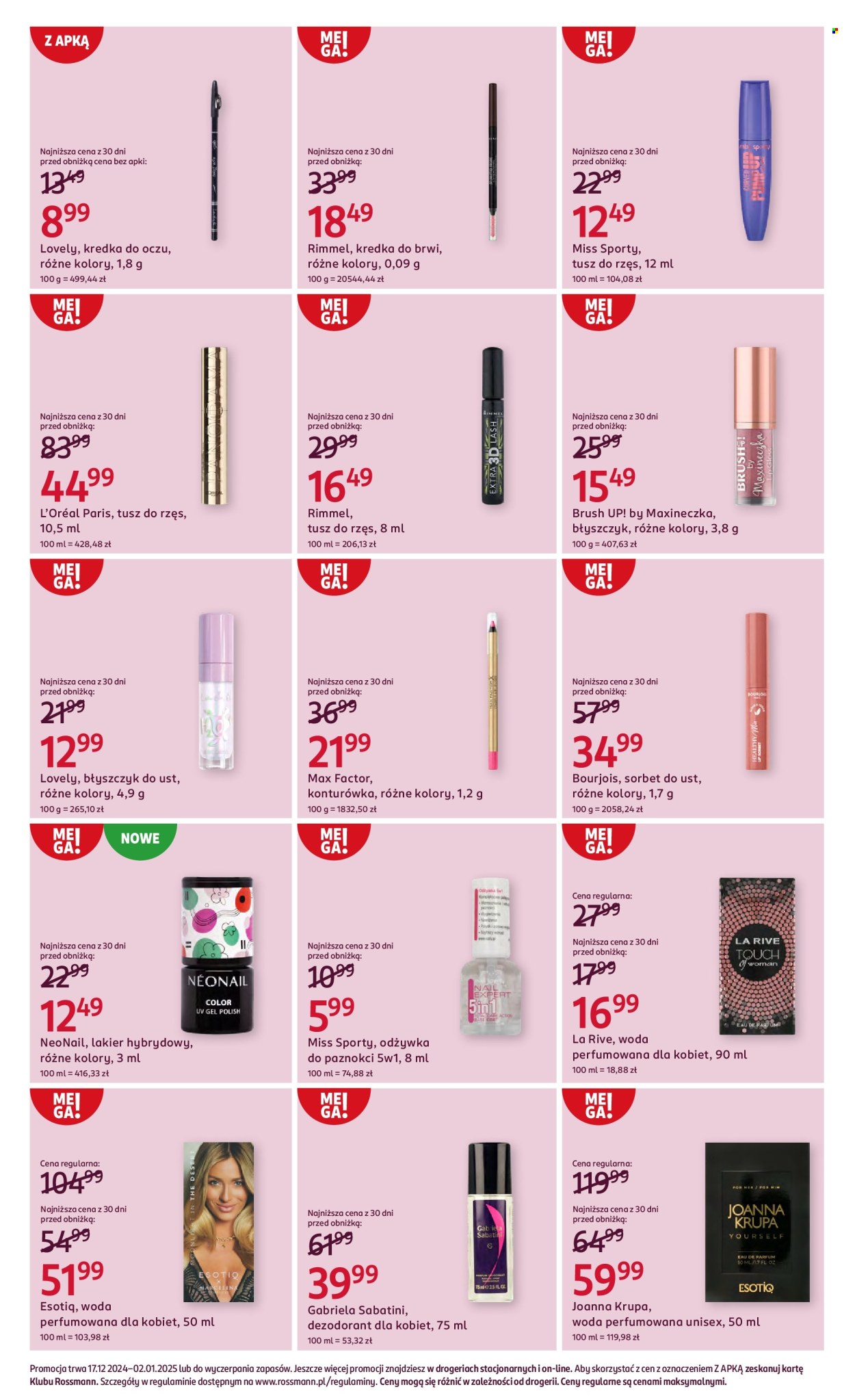 Leták Rossmann - 17.12.2024 - 2.1.2025. Strana 8