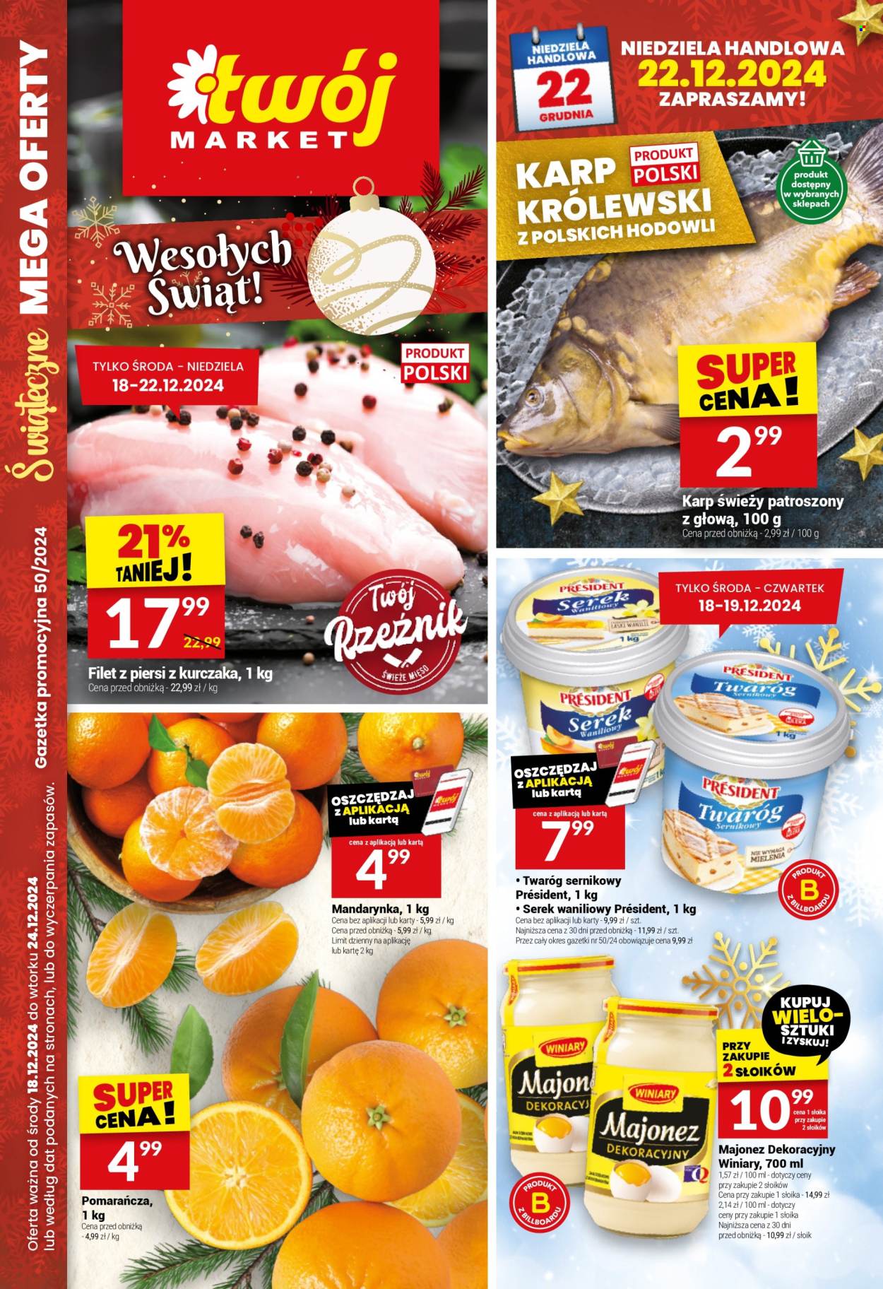 Gazetka Twój Market - 18.12.2024 - 24.12.2024. Strona 1