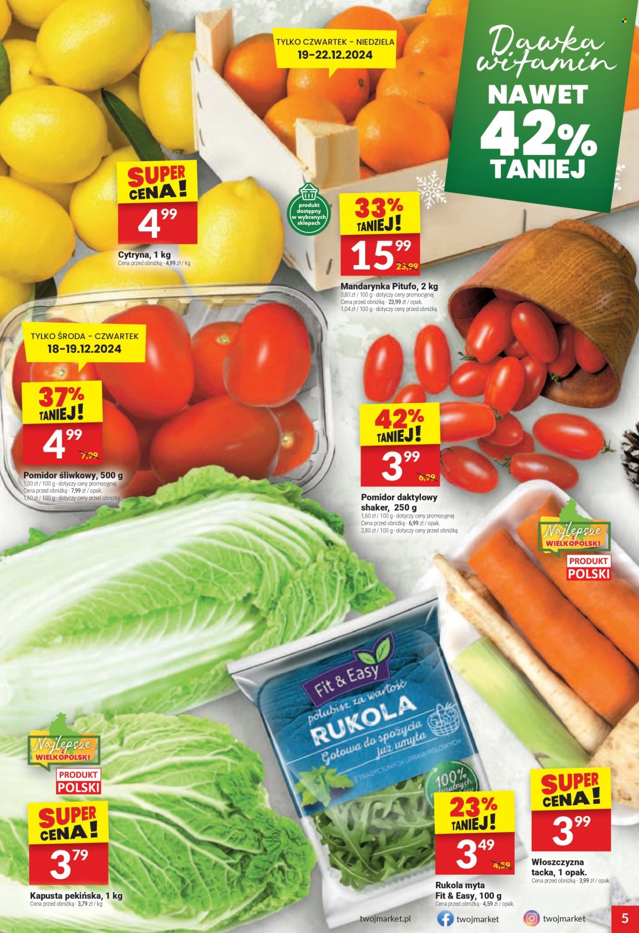 Leták Twój Market - 18.12.2024 - 24.12.2024. Strana 5