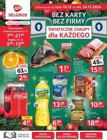 Gazetka Selgros - 19.12.2024 - 24.12.2024.