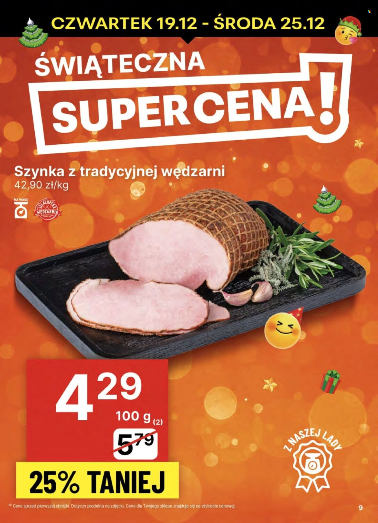Gazetka Delikatesy Centrum - 19.12.2024 - 25.12.2024. Strona 9