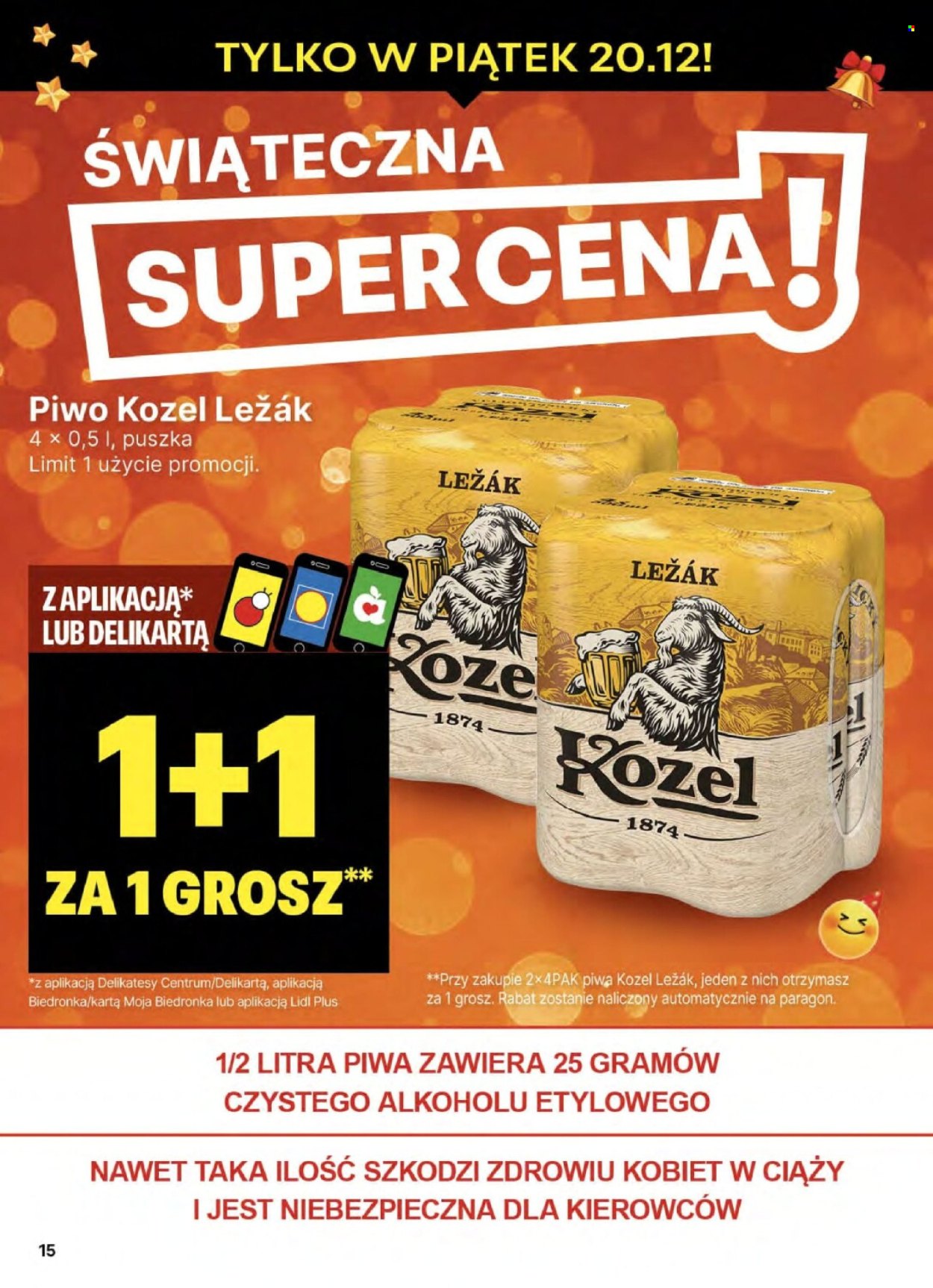 Gazetka Delikatesy Centrum - 19.12.2024 - 25.12.2024. Strona 15