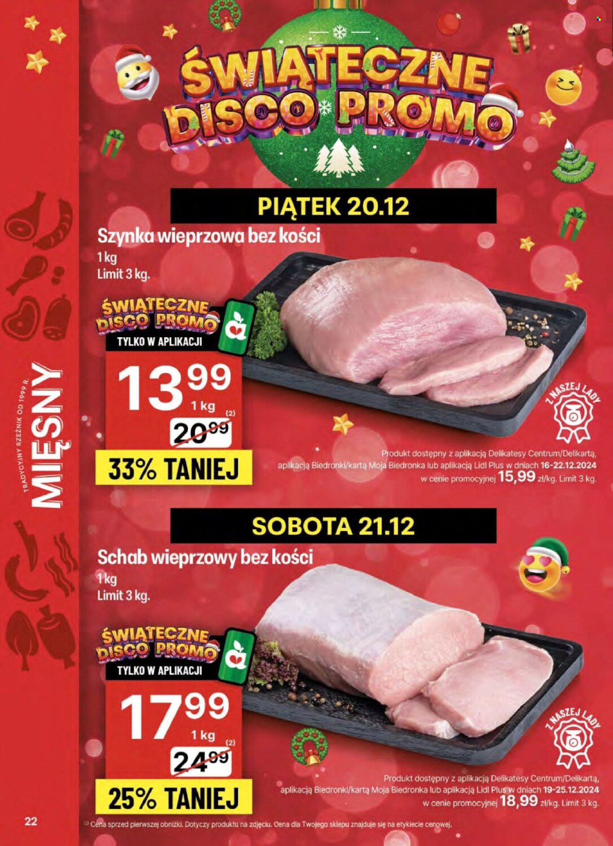Gazetka Delikatesy Centrum - 19.12.2024 - 25.12.2024. Strona 22