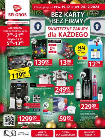 Gazetka Selgros - 19.12.2024 - 24.12.2024.