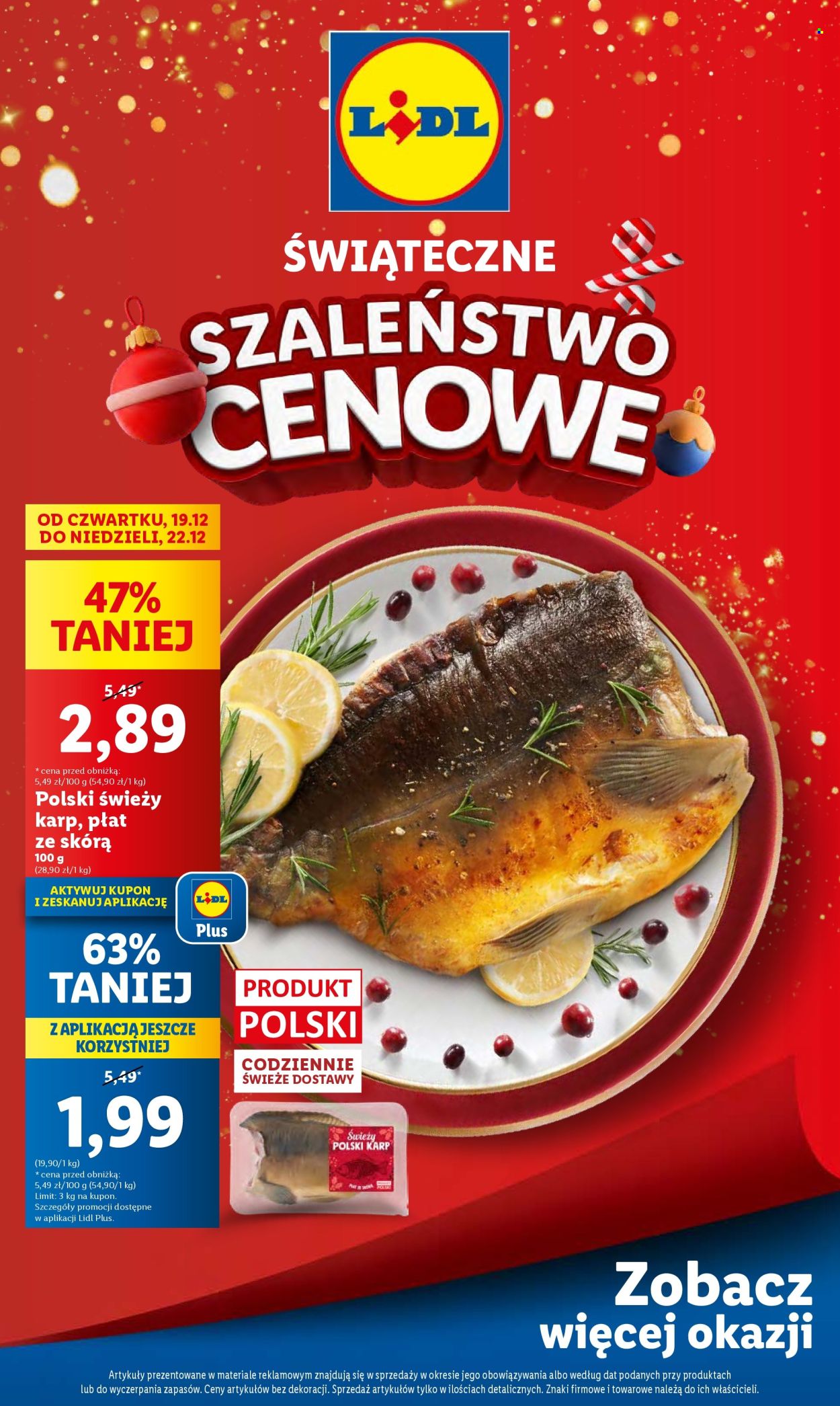 Gazetka Lidl - 19.12.2024 - 22.12.2024. Strona 1