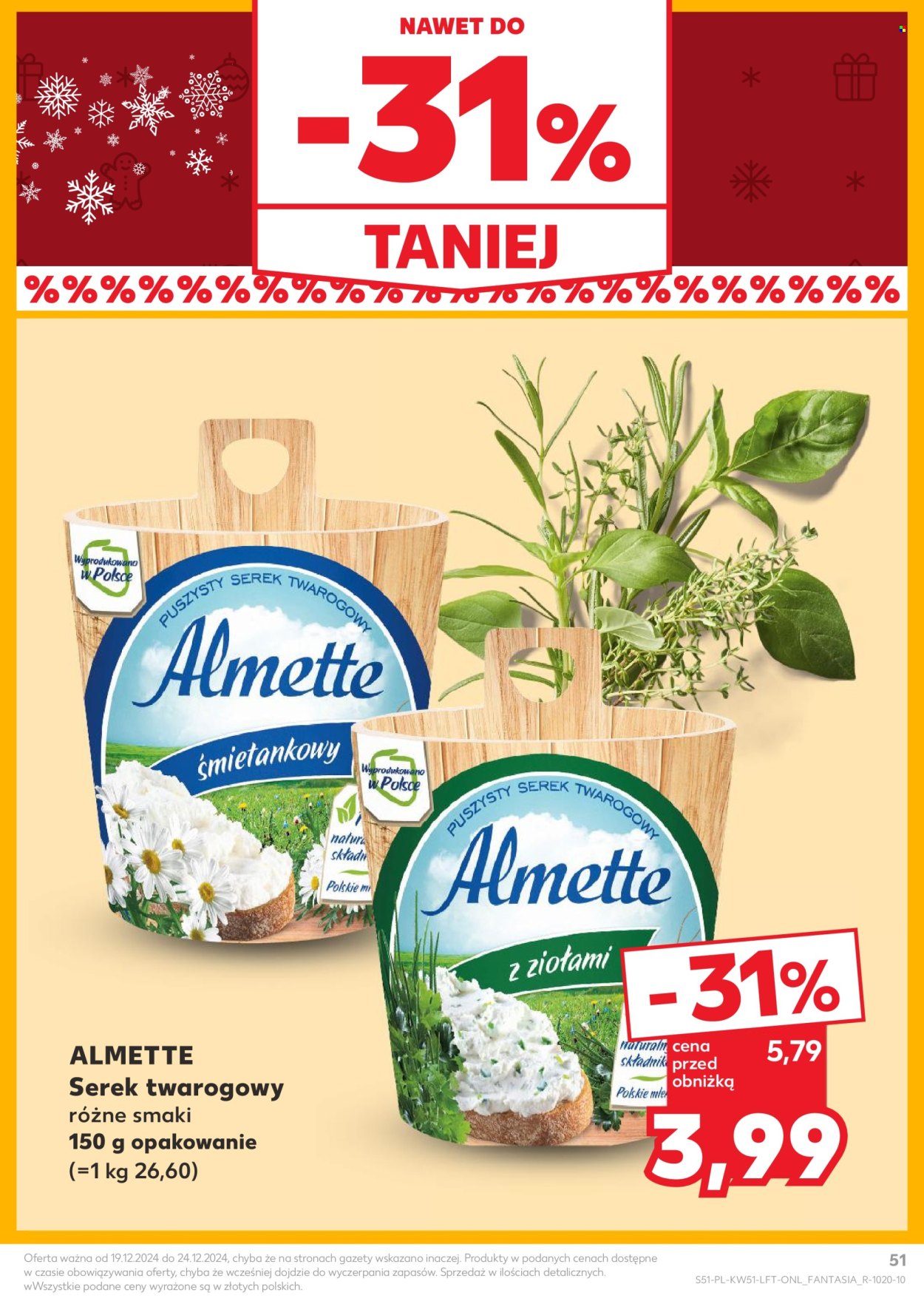 Gazetka Kaufland - 19.12.2024 - 24.12.2024. Strona 51