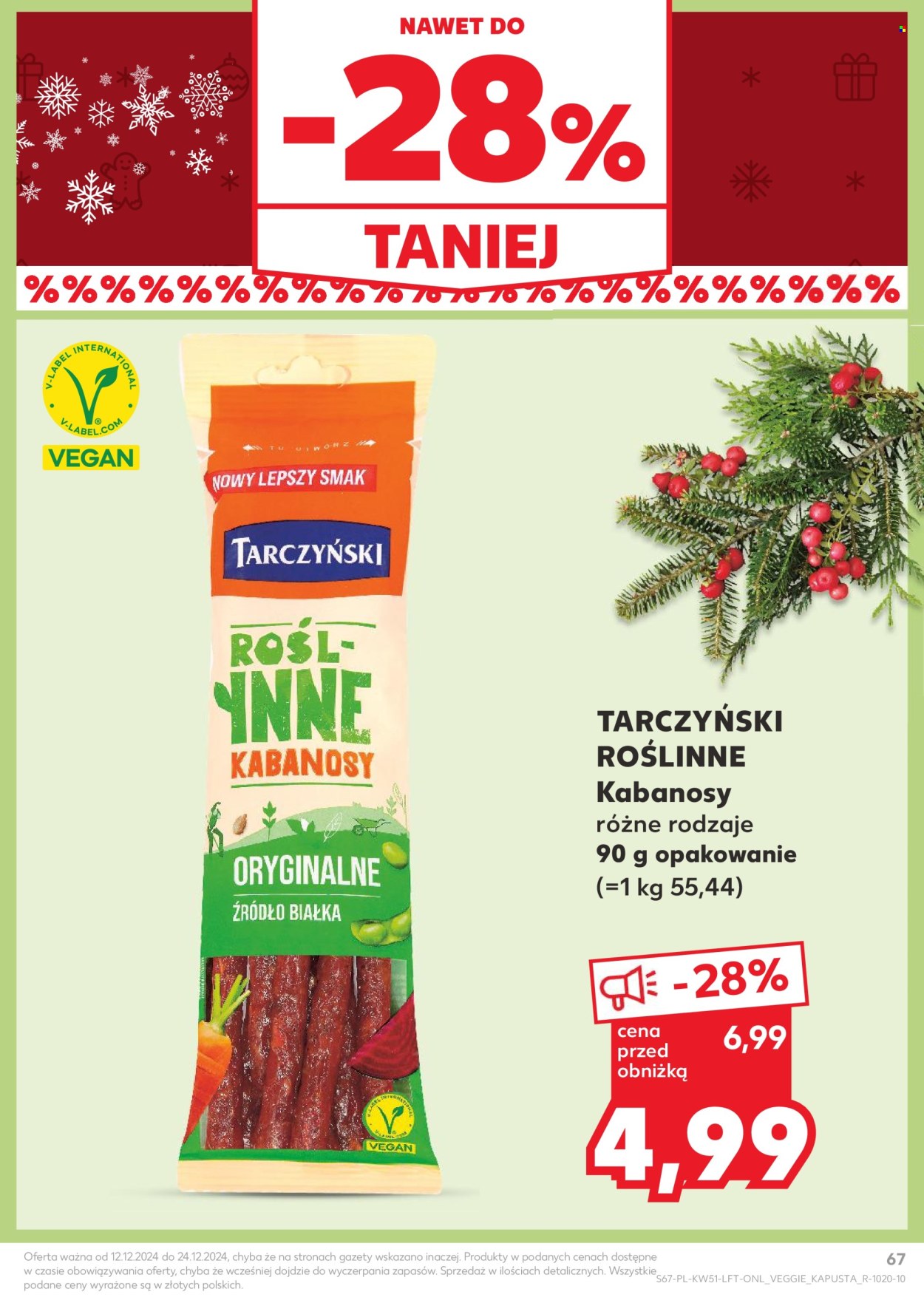 Gazetka Kaufland - 19.12.2024 - 24.12.2024. Strona 67
