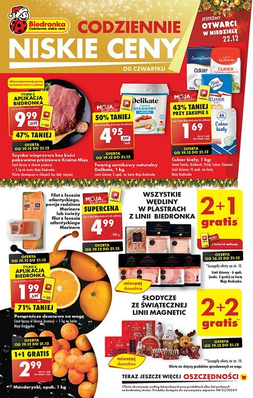 Gazetka Biedronka - 19.12.2024 - 24.12.2024. Strona 1