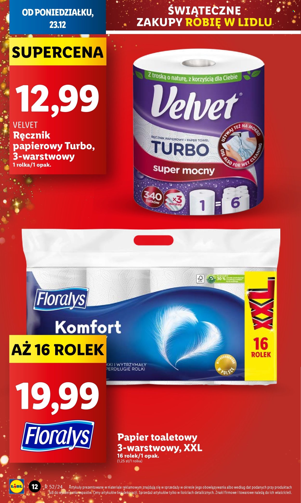 Gazetka Lidl - 23.12.2024 - 24.12.2024. Strona 12