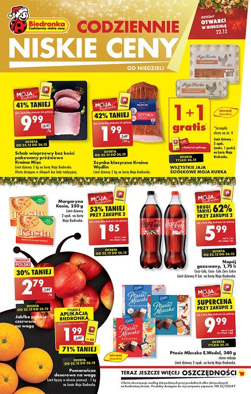 Gazetka Biedronka - 22.12.2024 - 28.12.2024. Strona 1