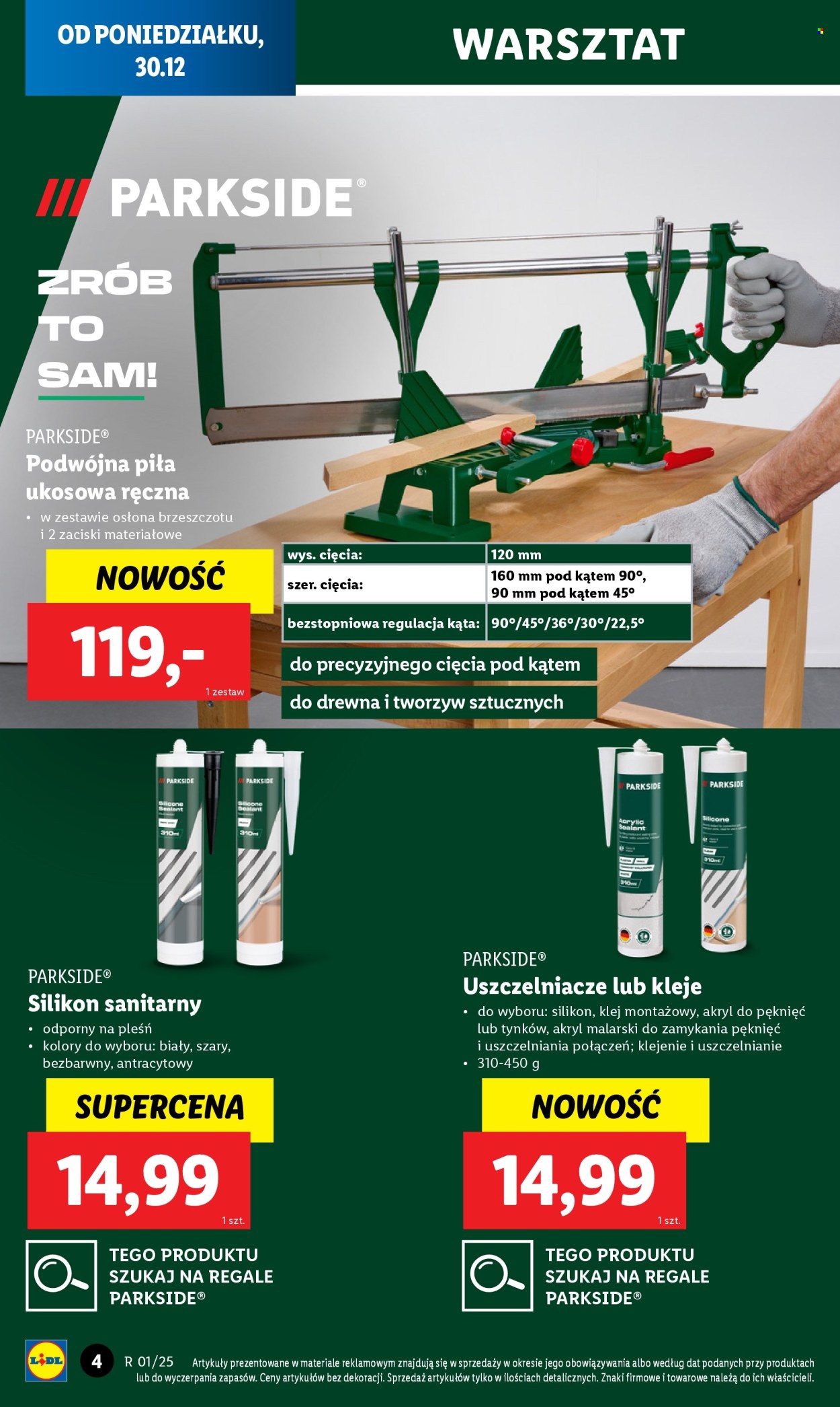 Leták Lidl - 30.12.2024 - 4.1.2025. Strana 4