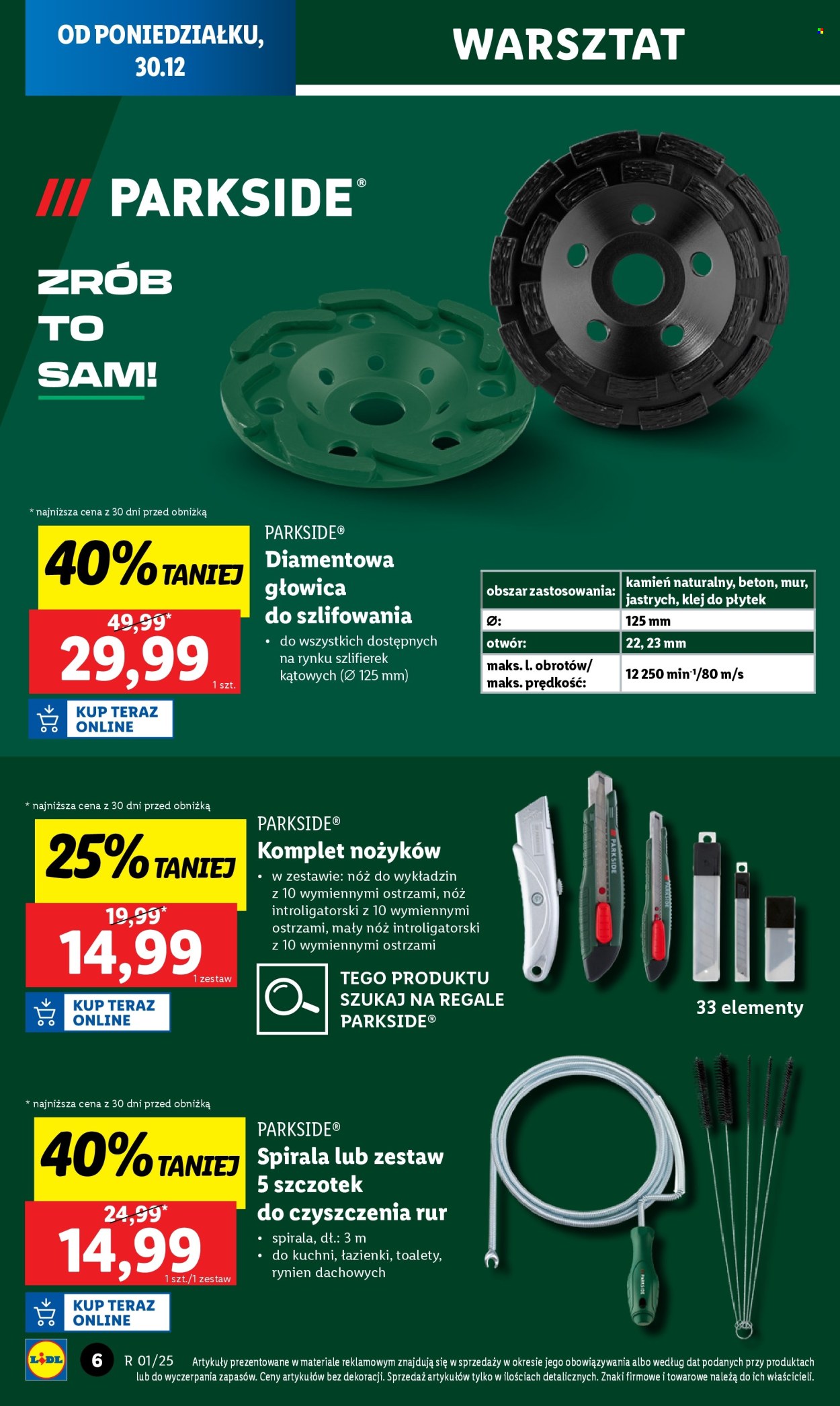 Leták Lidl - 30.12.2024 - 4.1.2025. Strana 6