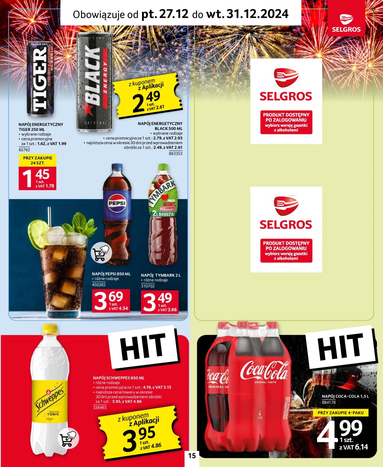 Gazetka Selgros - 27.12.2024 - 31.12.2024. Strona 15