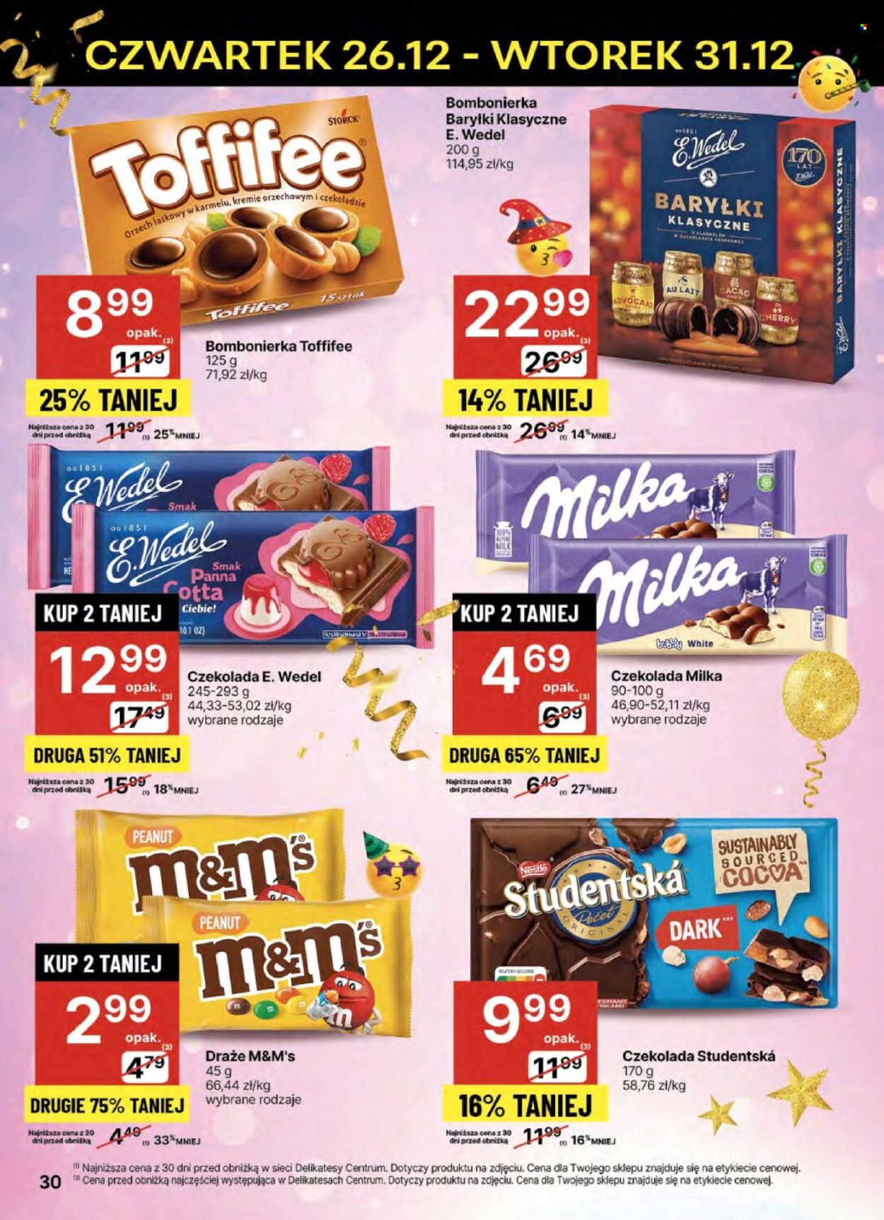 Leták Delikatesy Centrum - 26.12.2024 - 31.12.2024. Strana 30