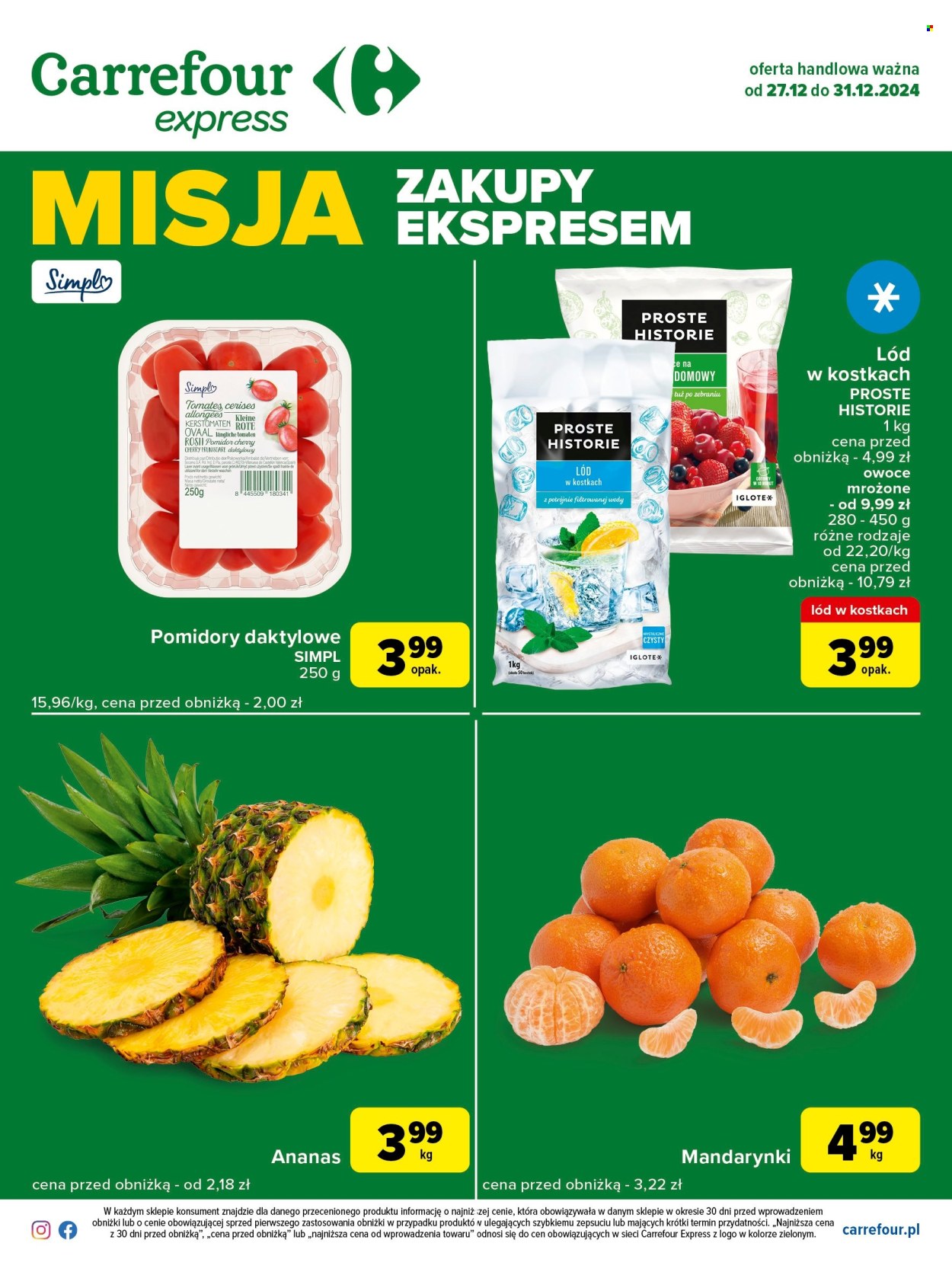 Leták Carrefour Express - 27.12.2024 - 31.12.2024. Strana 1