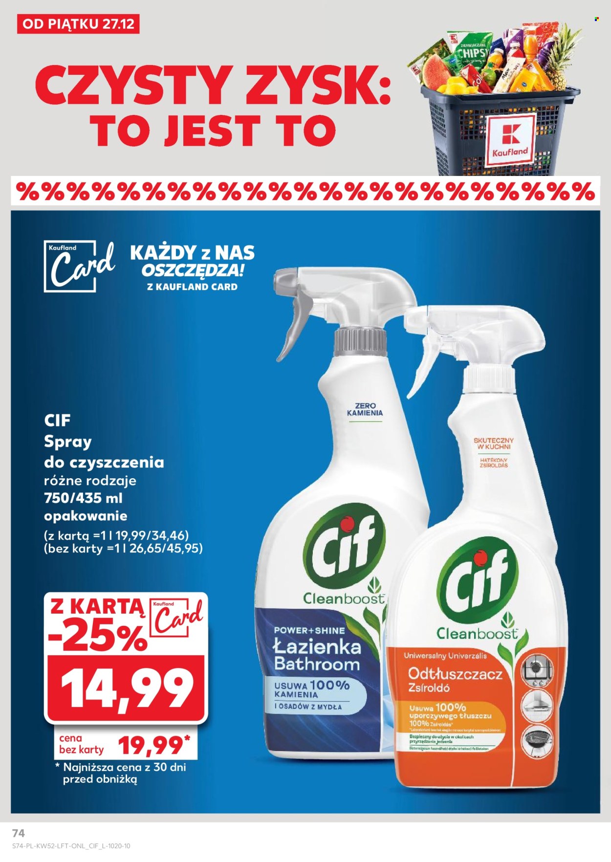 Leták Kaufland - 27.12.2024 - 31.12.2024. Strana 74