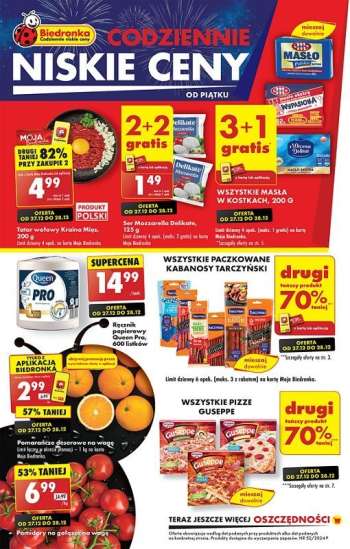 Gazetka Biedronka - 27.12.2024 - 31.12.2024.