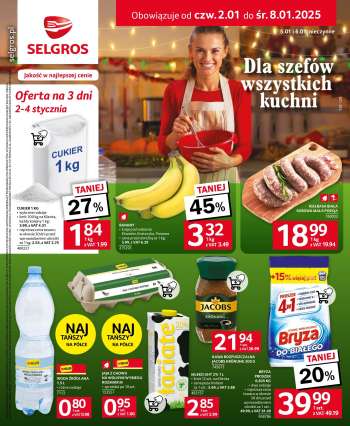 Gazetka Selgros - 2.01.2025 - 8.01.2025.