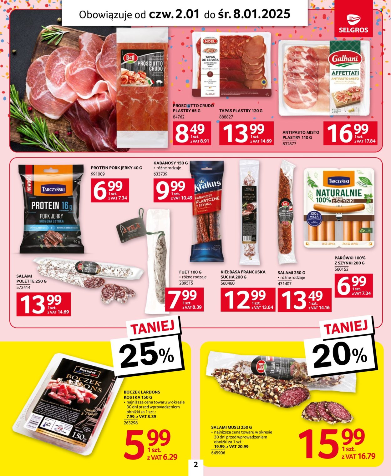 Gazetka Selgros - 2.01.2025 - 8.01.2025. Strona 2