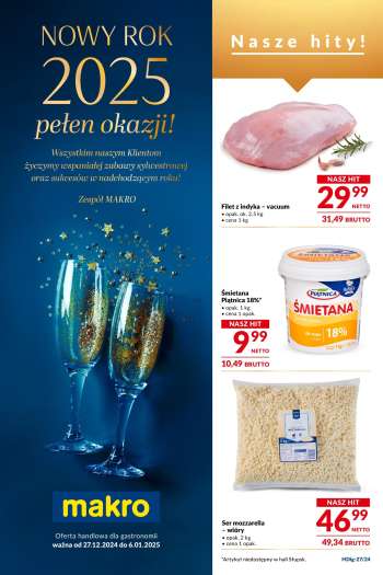 Gazetka Makro - 27.12.2024 - 6.01.2025.