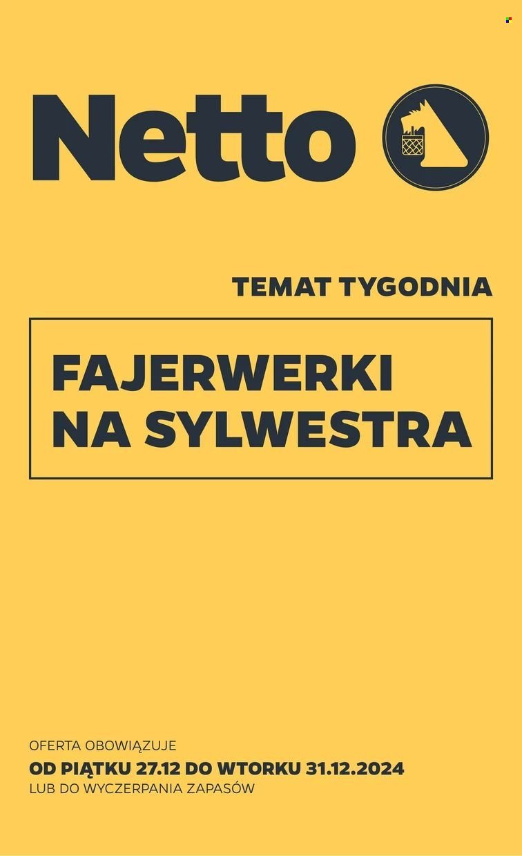 Leták Netto - 27.12.2024 - 31.12.2024. Strana 1