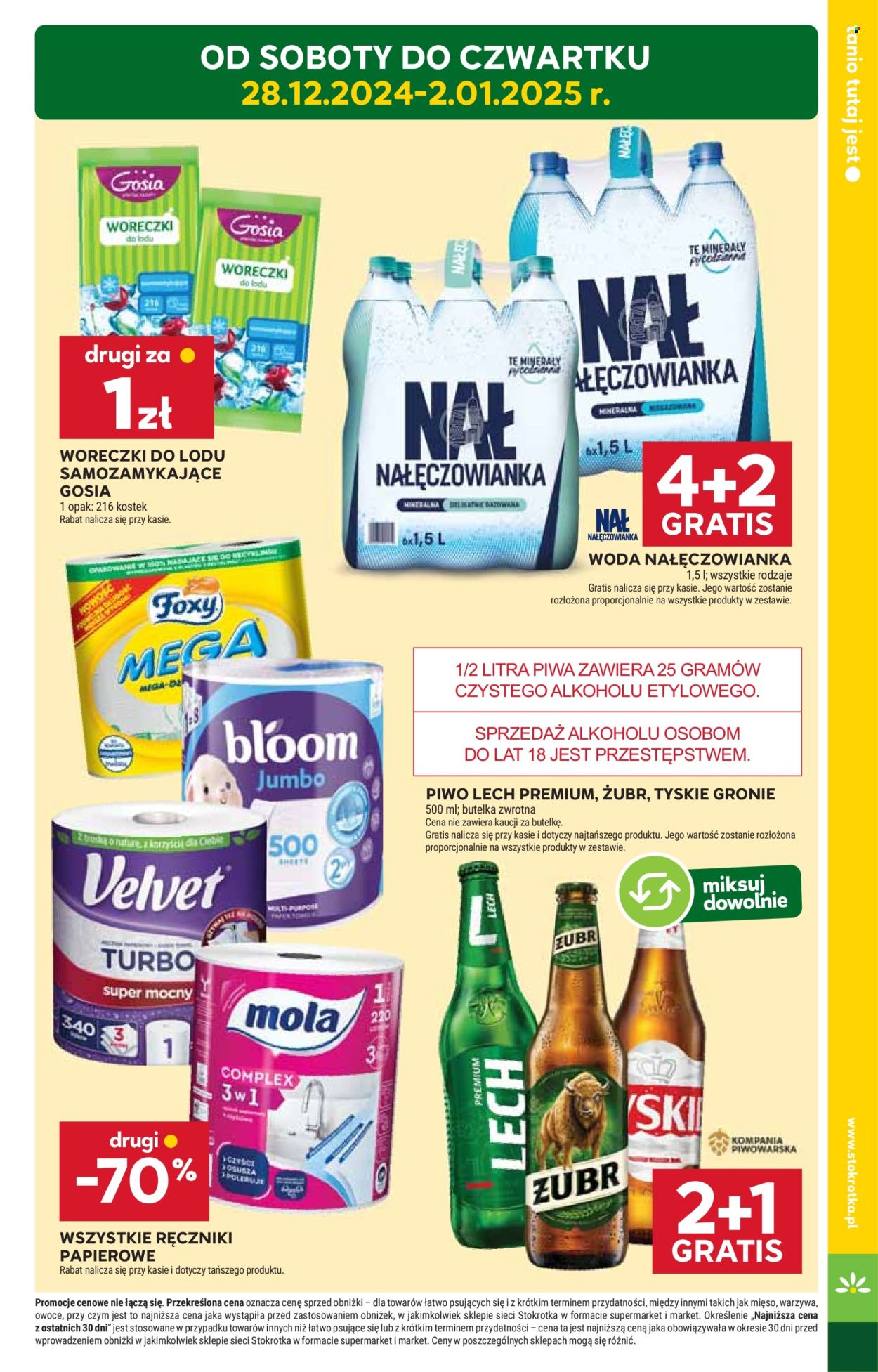 Leták Stokrotka Supermarket - 28.12.2024 - 2.1.2025. Strana 3