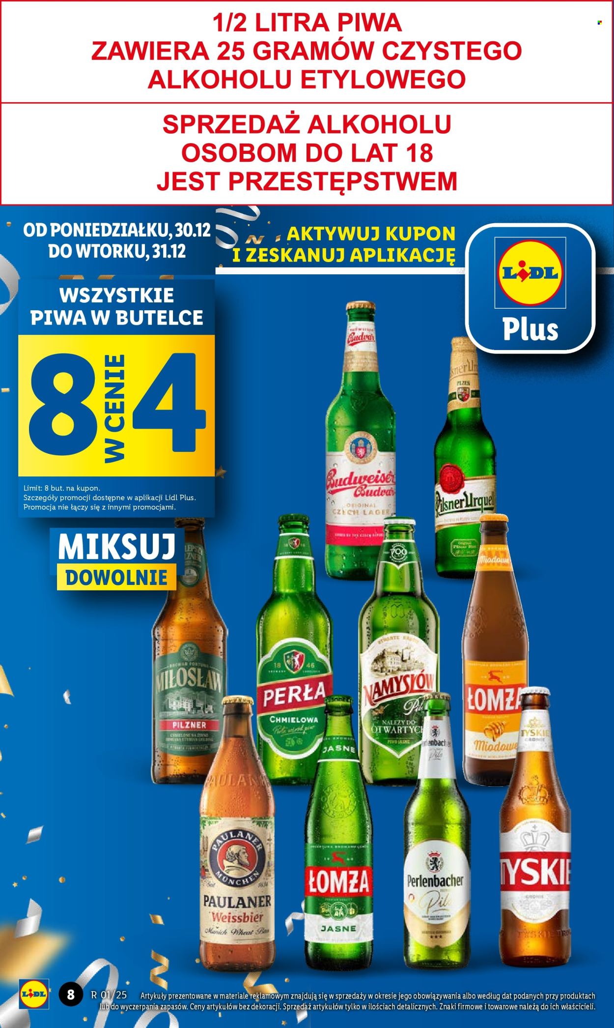 Leták Lidl - 30.12.2024 - 31.12.2024. Strana 8