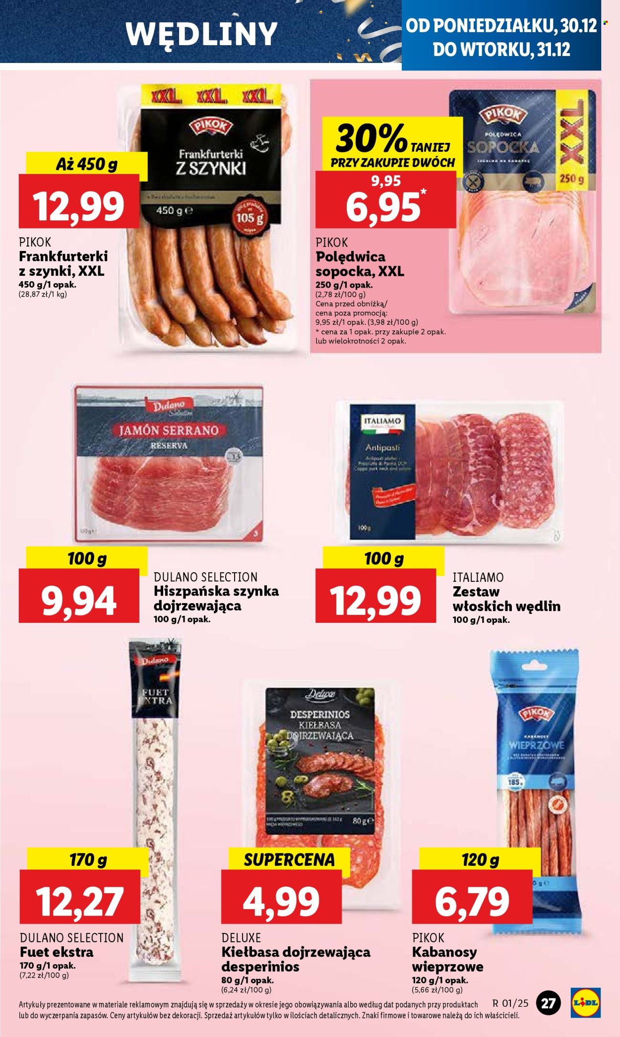 Leták Lidl - 30.12.2024 - 31.12.2024. Strana 31