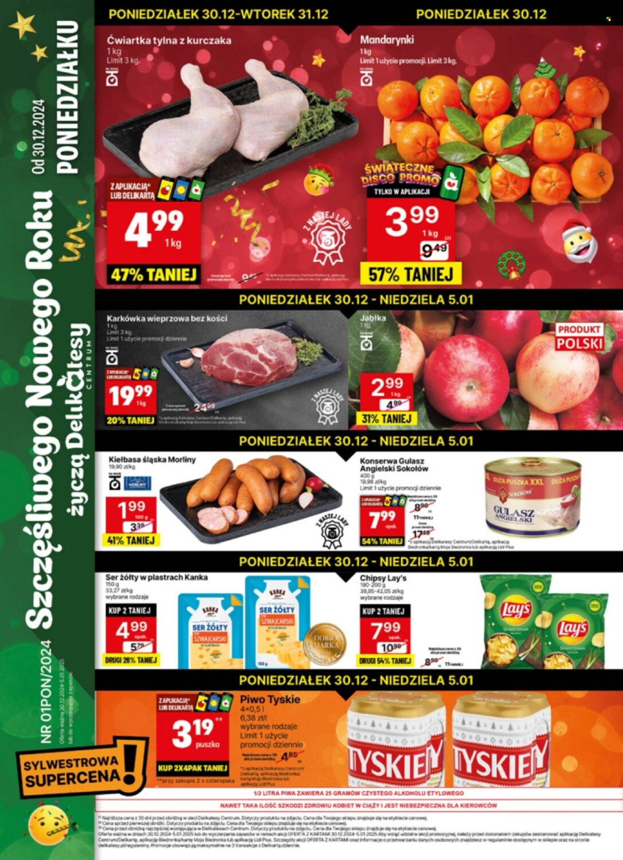 Leták Delikatesy Centrum - 30.12.2024 - 5.1.2025. Strana 1
