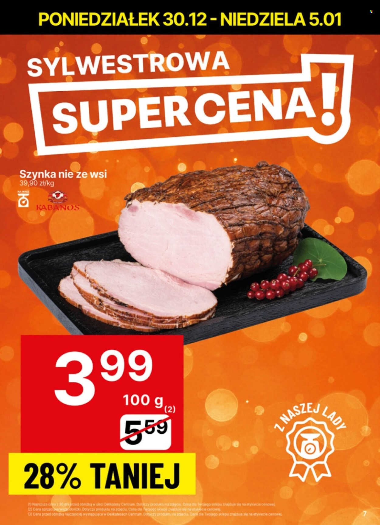 Leták Delikatesy Centrum - 30.12.2024 - 5.1.2025. Strana 7