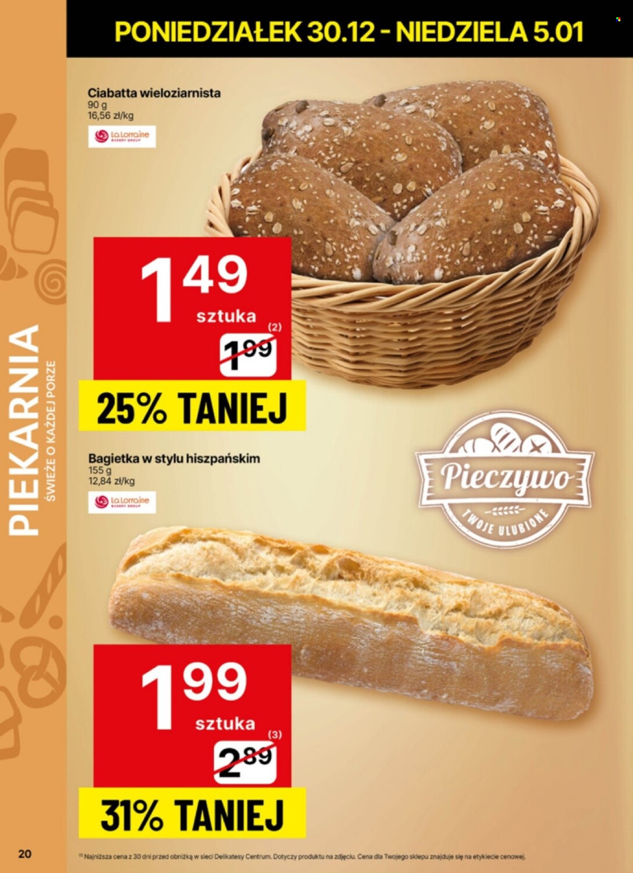 Leták Delikatesy Centrum - 30.12.2024 - 5.1.2025. Strana 20
