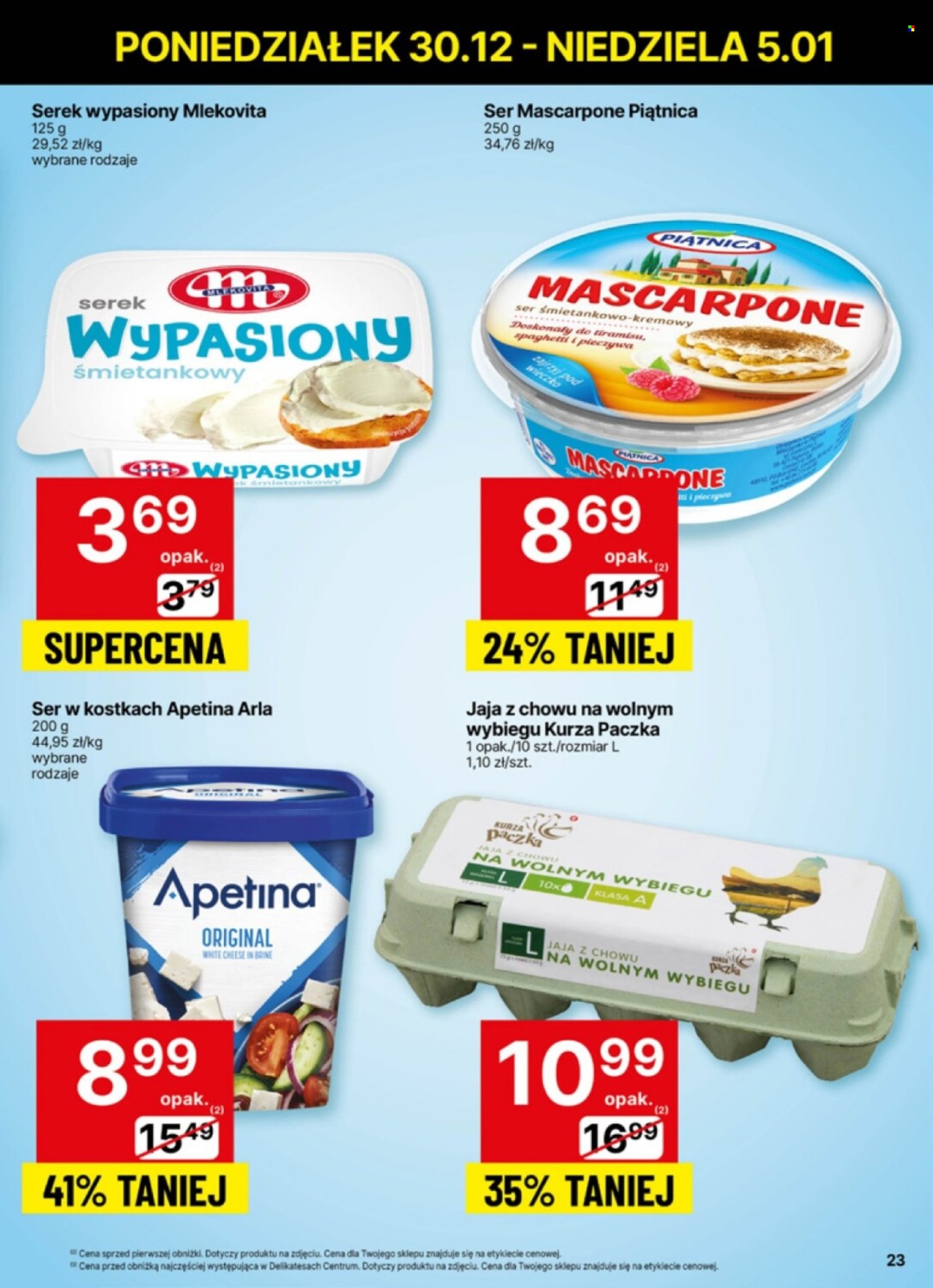 Leták Delikatesy Centrum - 30.12.2024 - 5.1.2025. Strana 23