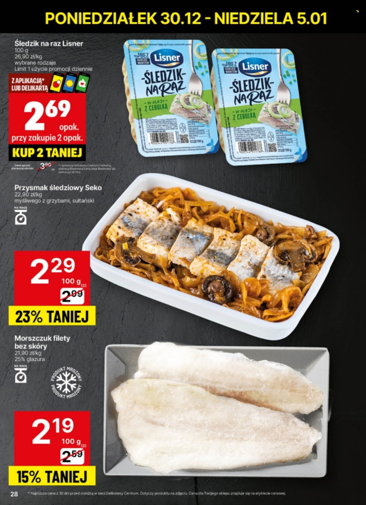 Gazetka Delikatesy Centrum - 30.12.2024 - 5.01.2025. Strona 28
