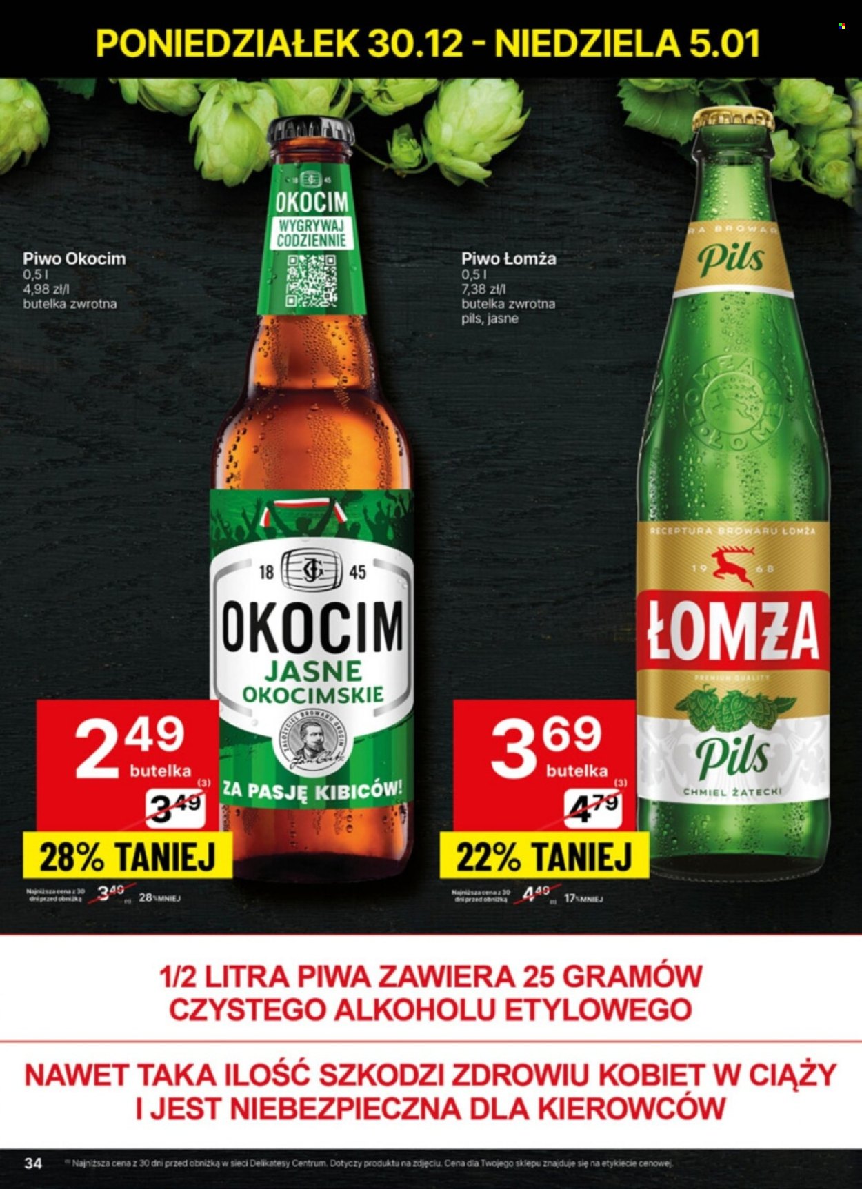 Leták Delikatesy Centrum - 30.12.2024 - 5.1.2025. Strana 34