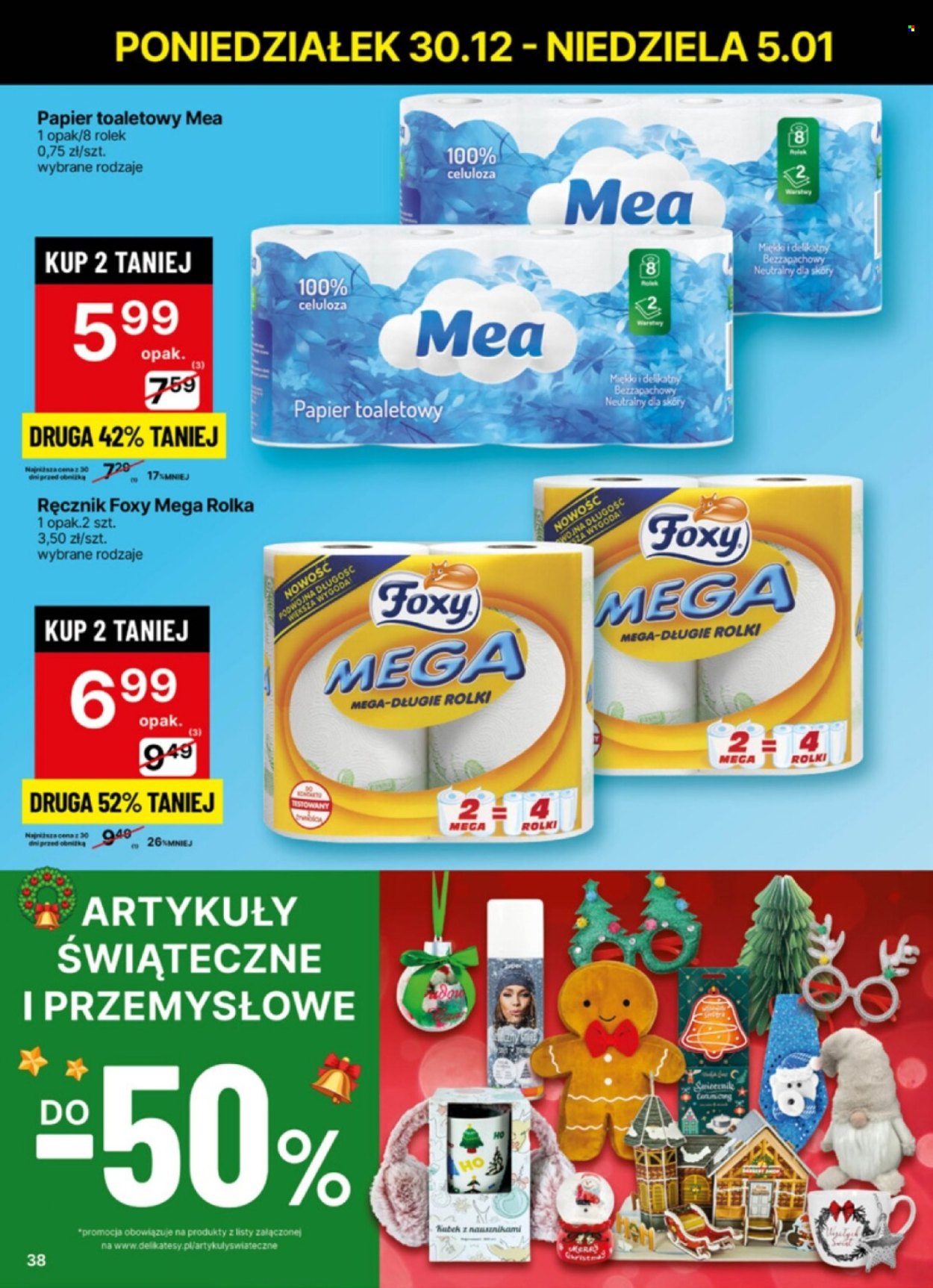 Gazetka Delikatesy Centrum - 30.12.2024 - 5.01.2025. Strona 38