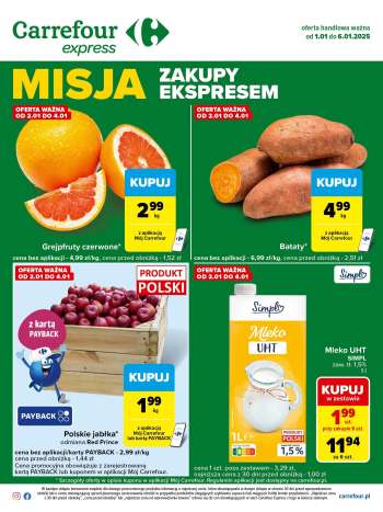Gazetka Carrefour Express - 1.01.2025 - 6.01.2025.