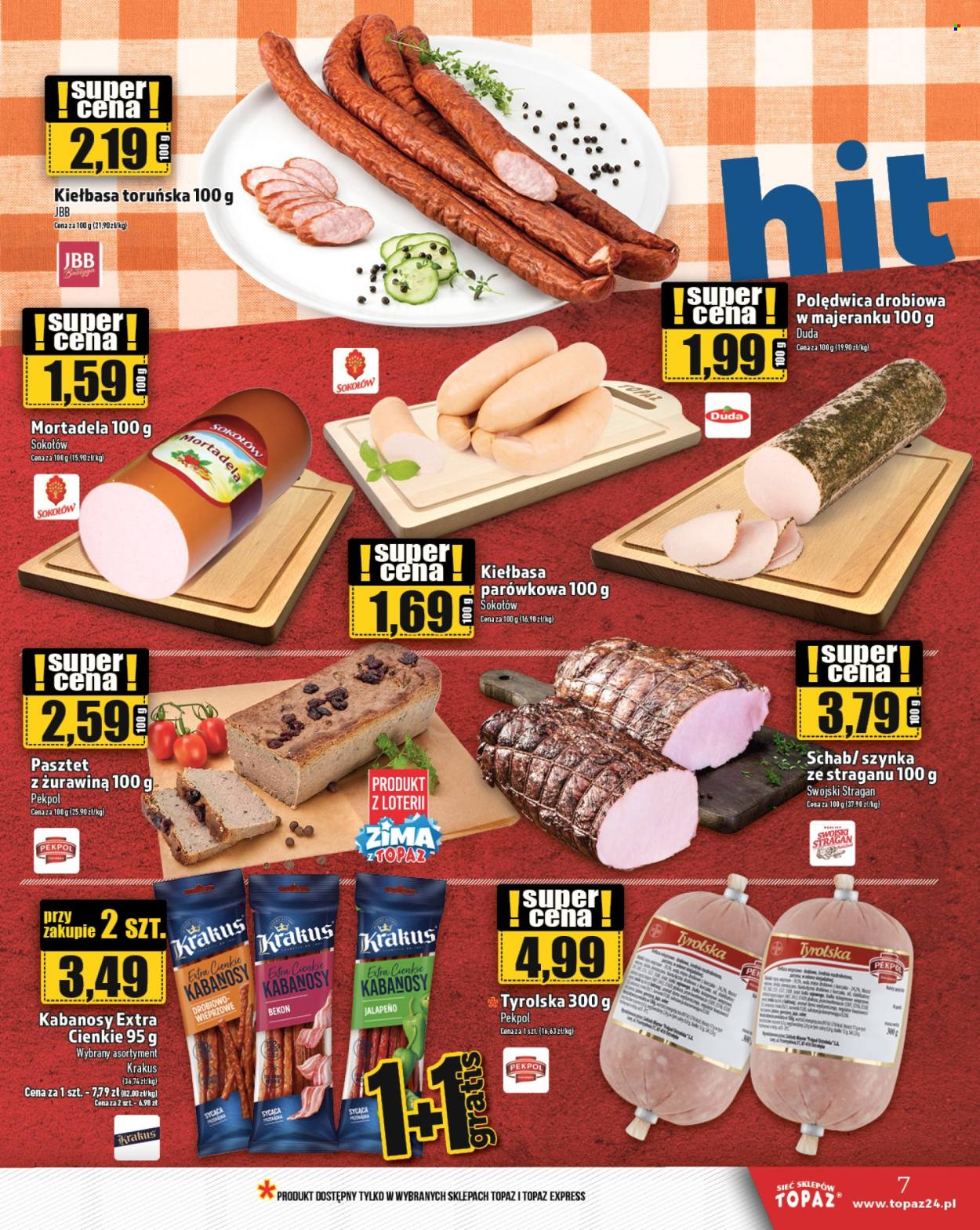 Gazetka Topaz - 2.01.2025 - 8.01.2025. Strona 7