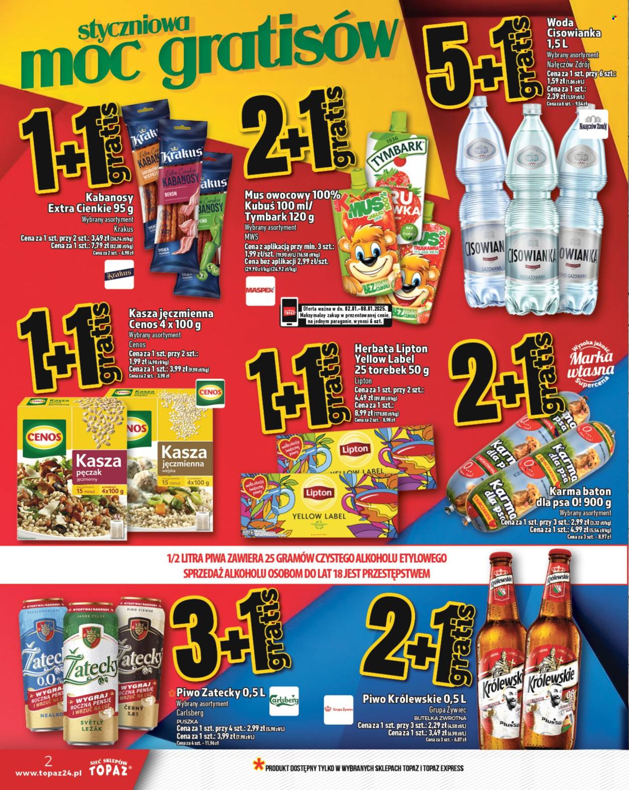 Gazetka Topaz - 2.01.2025 - 8.01.2025. Strona 2