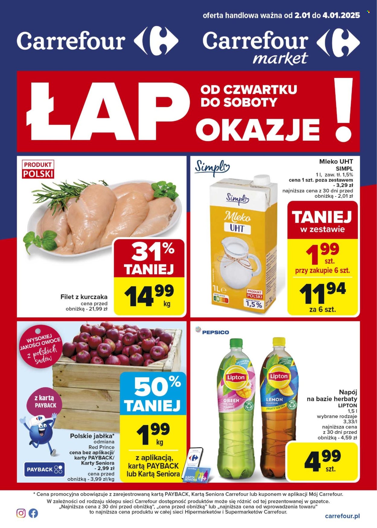 Gazetka Carrefour - 2.01.2025 - 4.01.2025. Strona 1