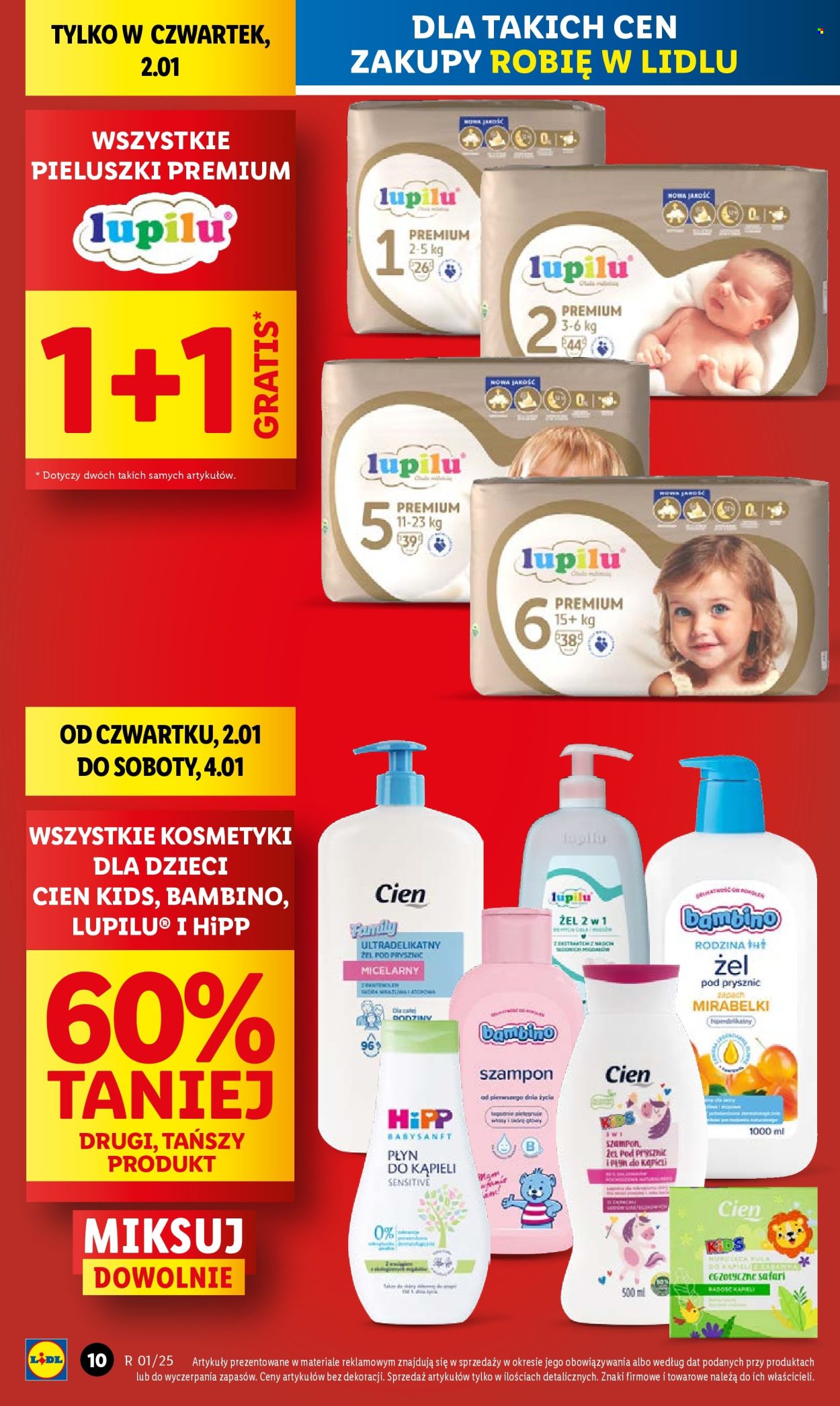 Leták Lidl - 2.1.2025 - 4.1.2025. Strana 10