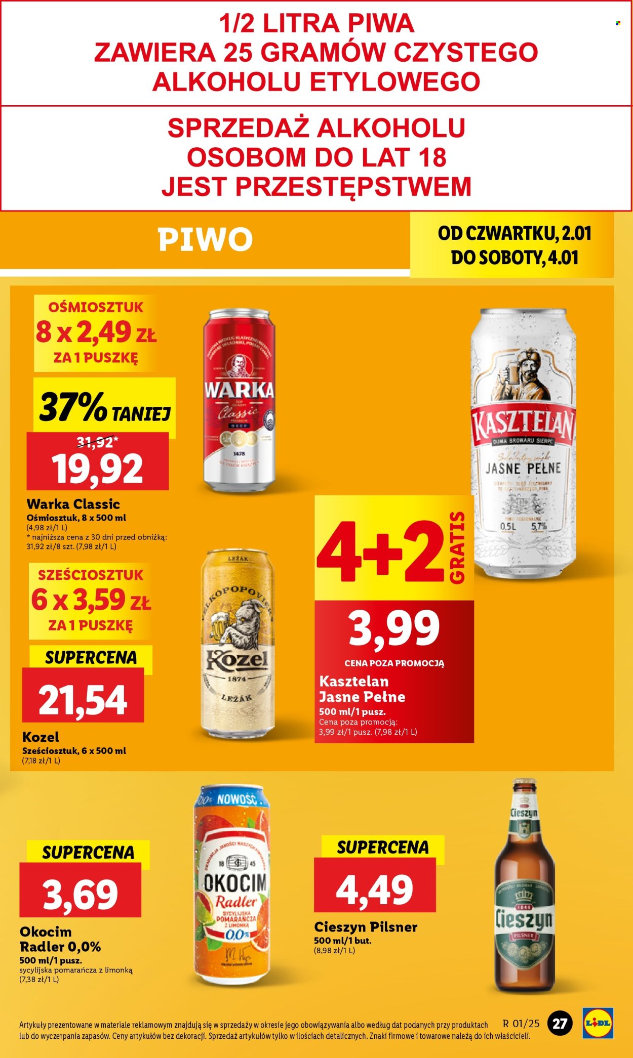 Leták Lidl - 2.1.2025 - 4.1.2025. Strana 35