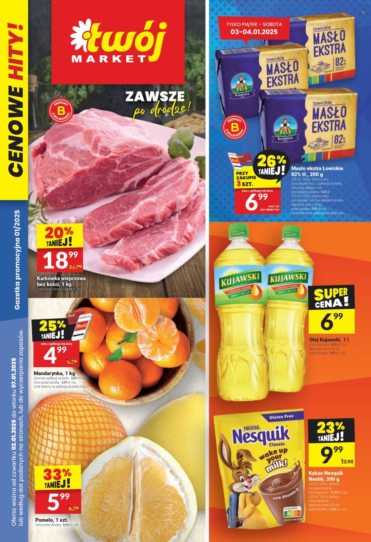 Leták Twój Market - 2.1.2025 - 7.1.2025. Strana 1